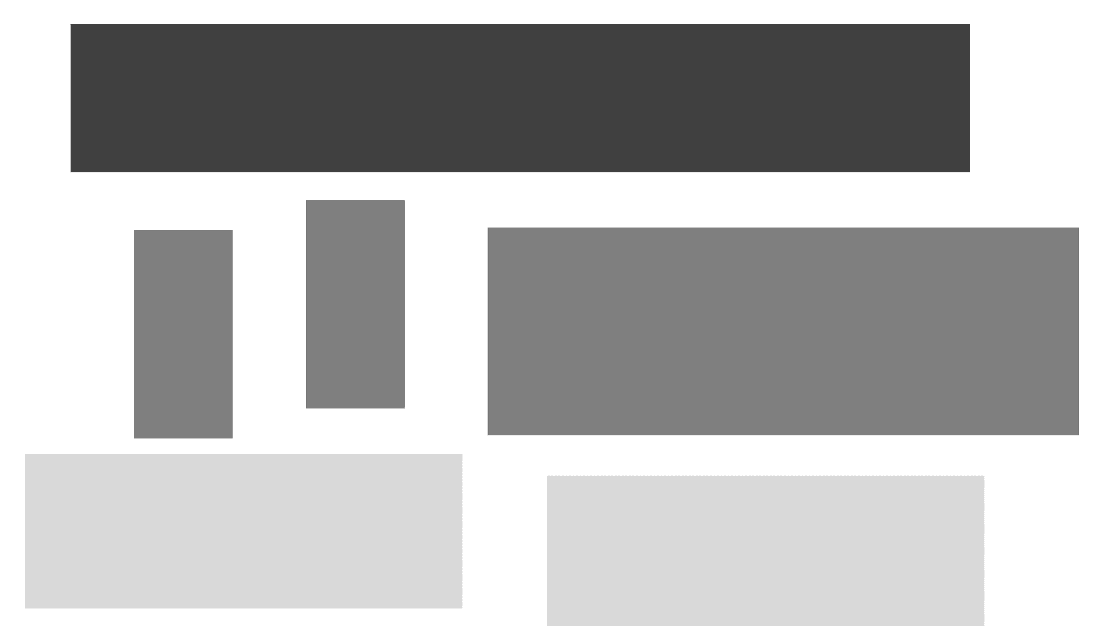 A picture of boxes poorly aligned to illustrate importance of good alignement